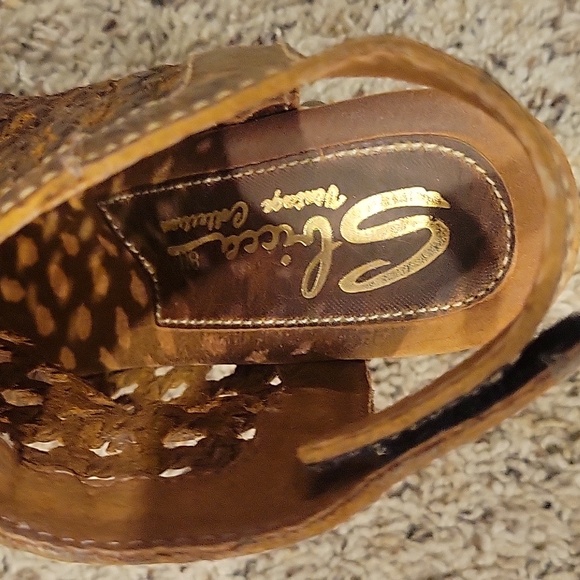 Sbicca open toe chunky heels - Picture 4 of 5